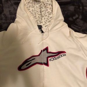 Alpine Stars zip-up hoodie